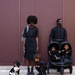 Thule Søskenvogn, , Urban Glide 3 Double, Sort Hot