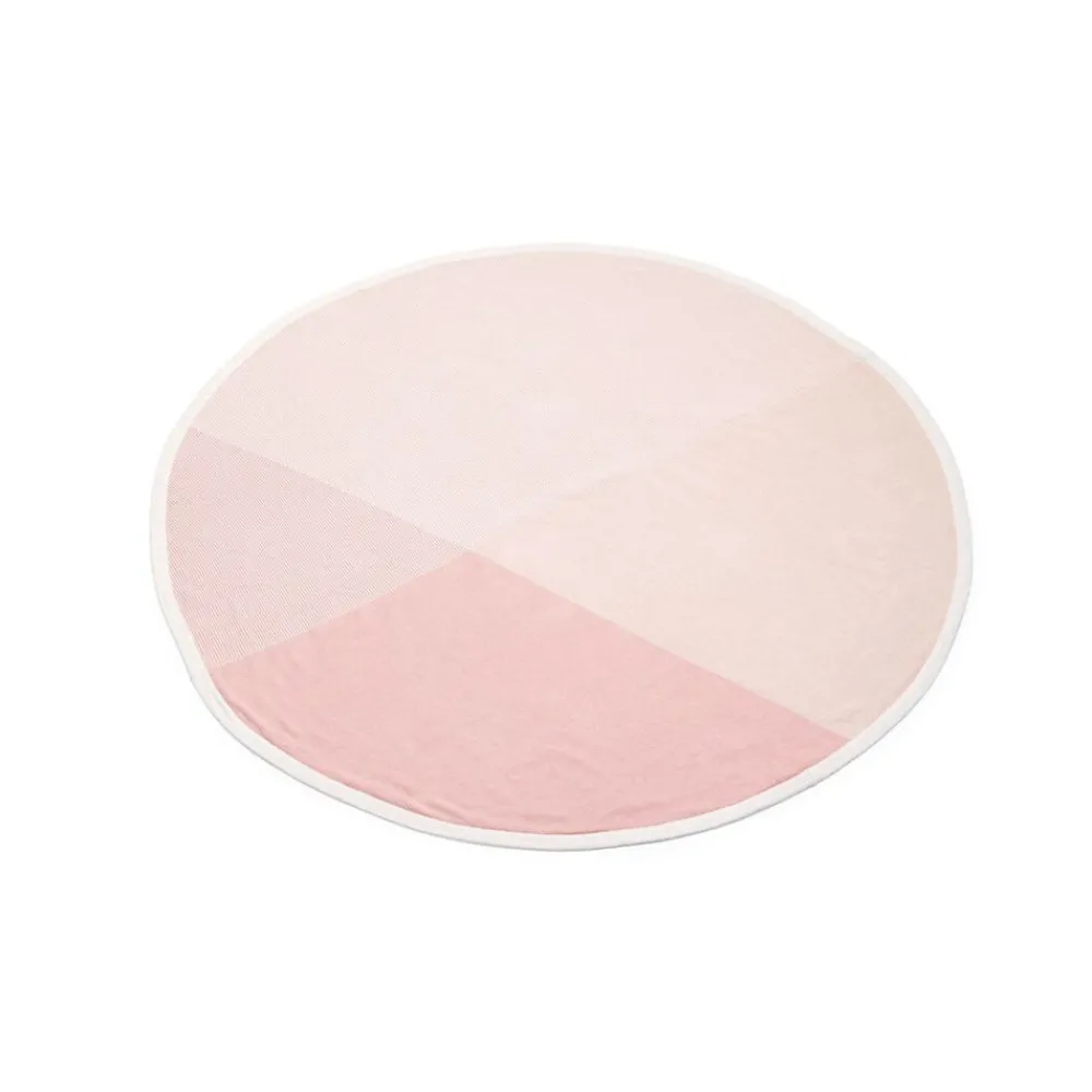 Stokke ® pledd i bomullsstrikk, pink Hot