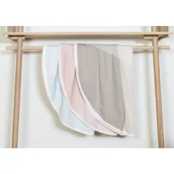 Stokke ® pledd i bomullsstrikk, pink Hot