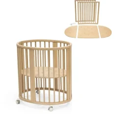 Stokke Sleepi Mini V3, Natural, inkl. bed extensions