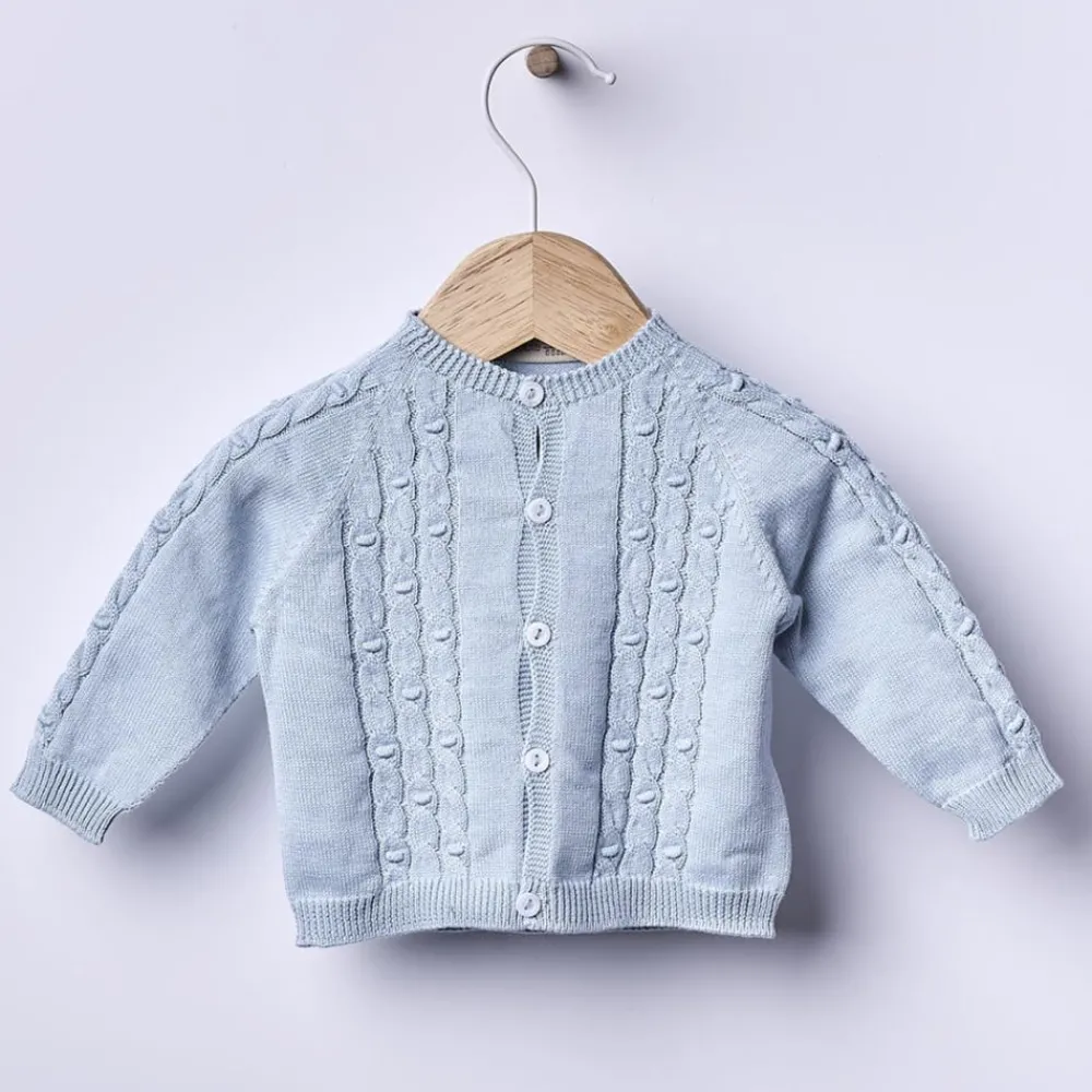 Wedoble Strikkejakke, , Casaco Tranca, Blue Clearance