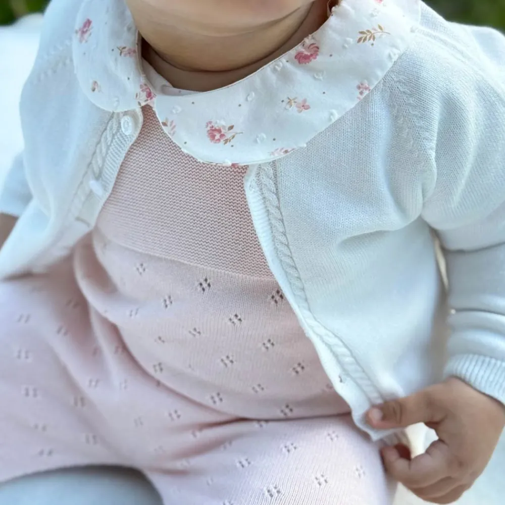 Wedoble Strikkejakke, , Casaco, Perola