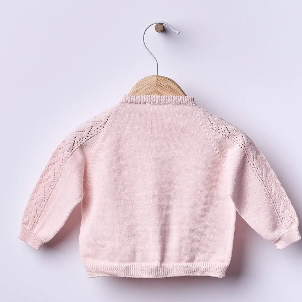 Wedoble Strikkejakke, , Casaco, Rosa New