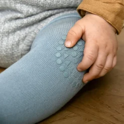 Gobabygo Strømpebukse, , Antiskli, Bambus, Dusty Blue Hot