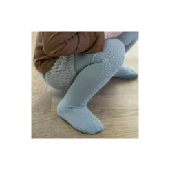 Gobabygo Strømpebukse, , Antiskli, Bambus, Dusty Blue Hot