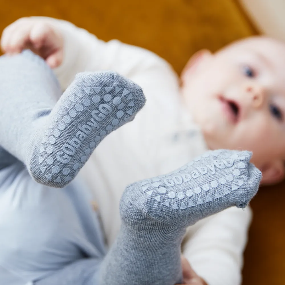 Gobabygo Strømpebukse, , Merinoull, Antiskli, Sand Hot