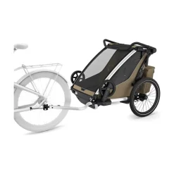 Thule Sykkelvogn, , Chariot Cross 2 Double, Faded Khaki Best