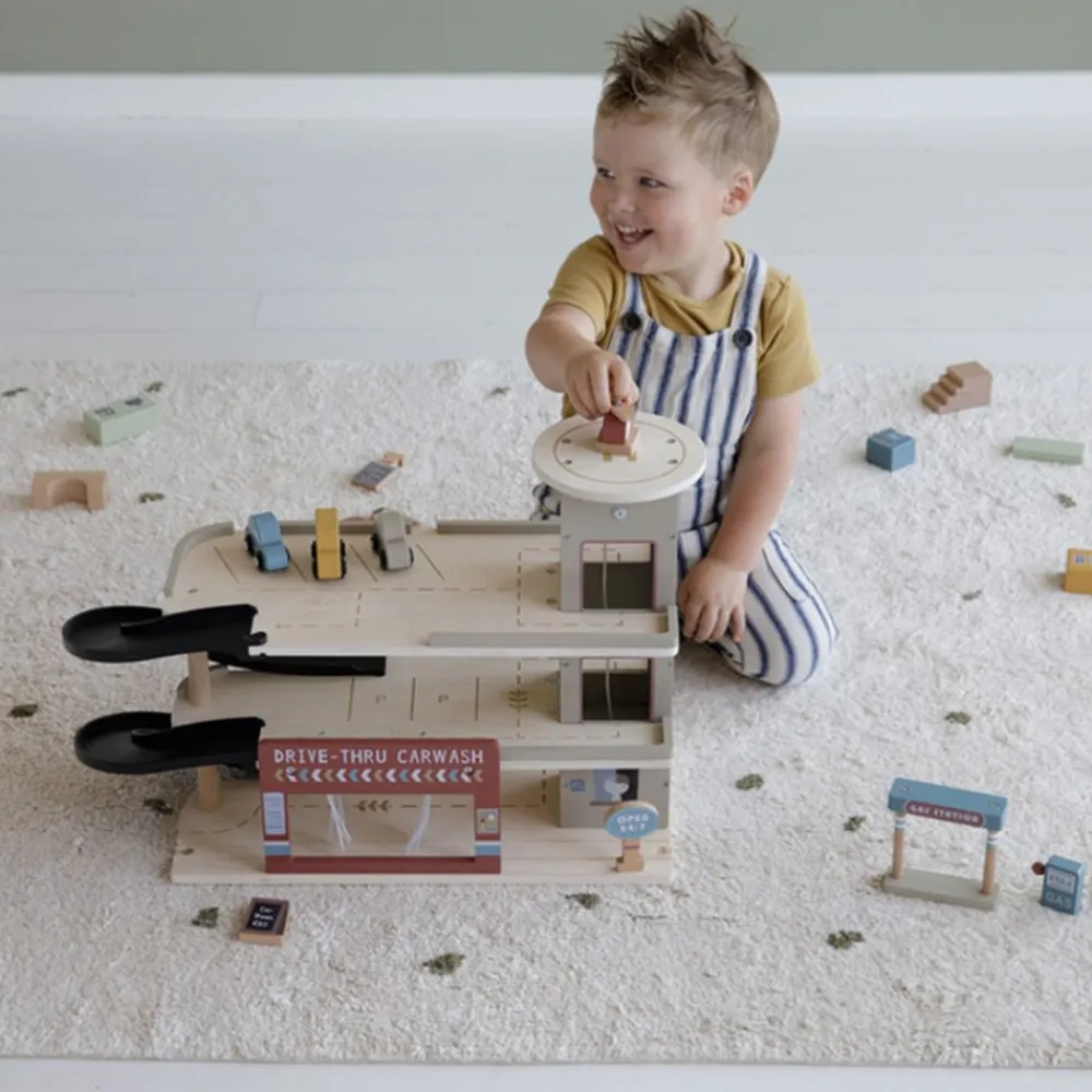 Little Dutch Togbanesett, , Parkeringsgarasje New