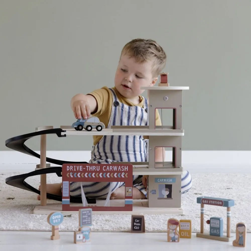 Little Dutch Togbanesett, , Parkeringsgarasje New