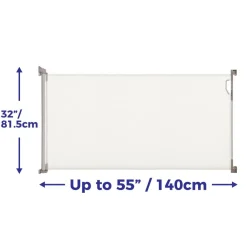 Dreambaby Trappegrind, Uttrekkbar, , hvit New