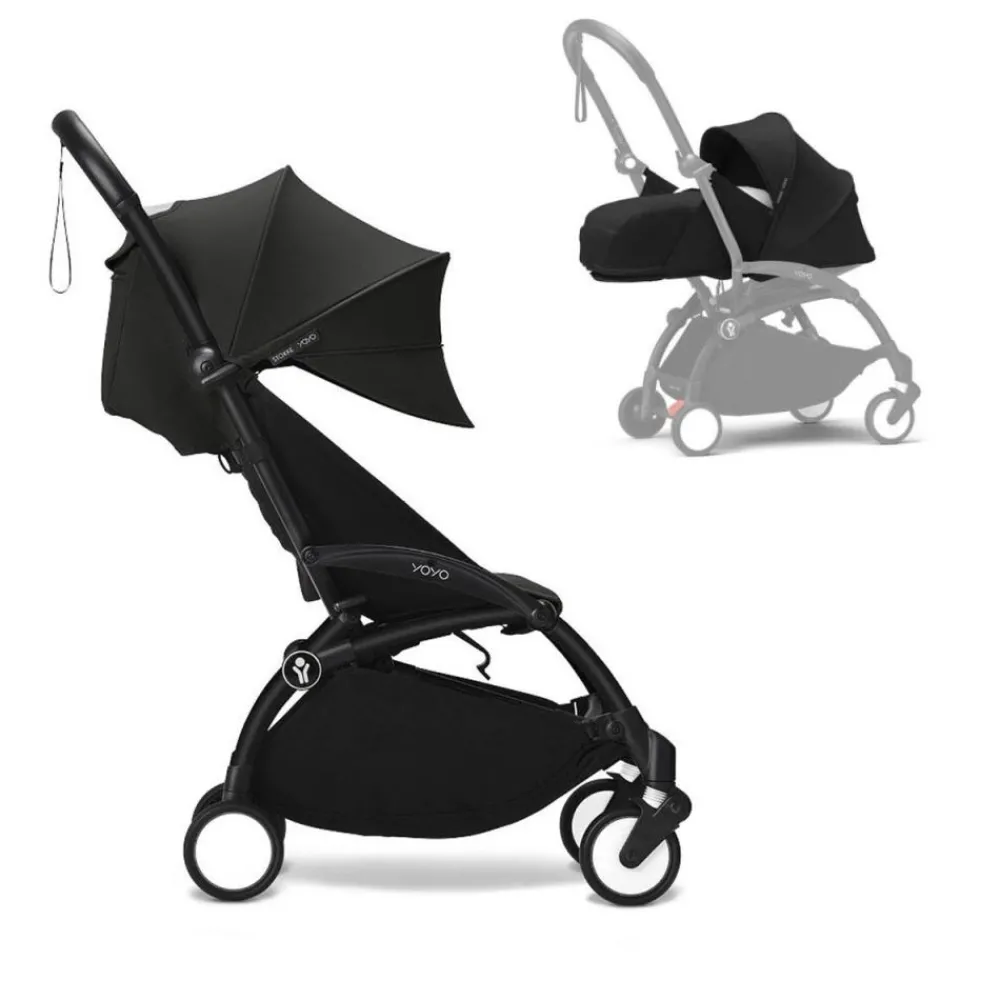 Stokke Trille, ® YOYO³, Black inkl. Newborn Pack