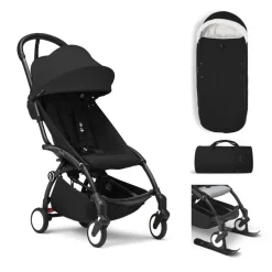 Stokke Trille, ® YOYO³, Sort inkl. Vognpose + Ski Hot