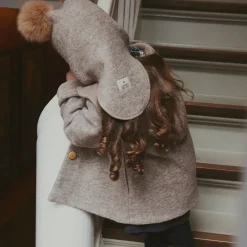 Huttelihut Ullkåpe, , Camel Melange Outlet