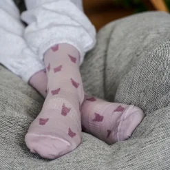 Kattnakken Ullsokk 3pk, , Fiol Sale