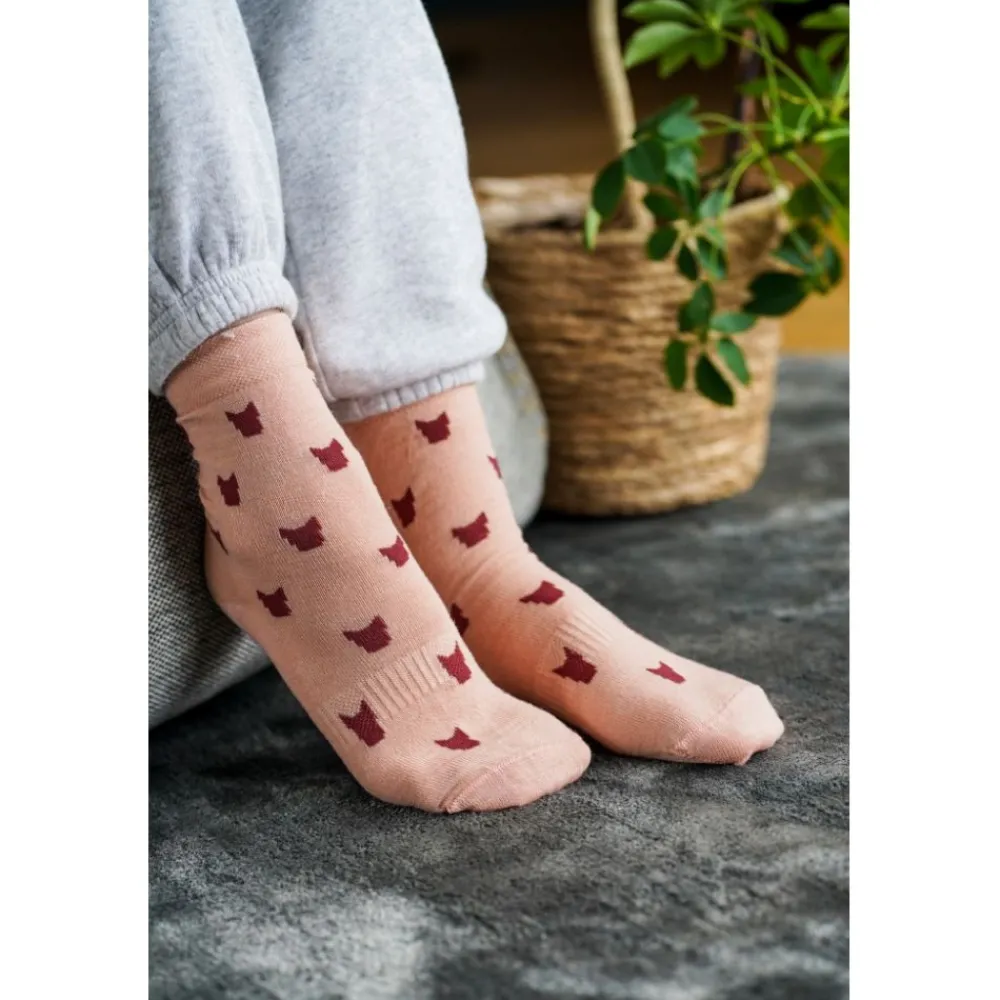 Kattnakken Ullsokk 3pk, , Kjærleik New