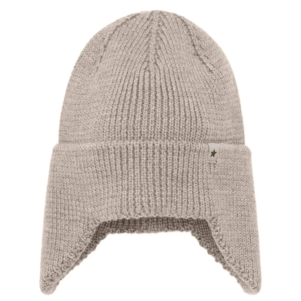 Huttelihut Ullue m/vindstopper, , Camel Melange Best