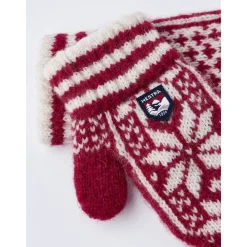 Hestra Ullvotter, , Kids' Nordic, Red/Offwhite Sale