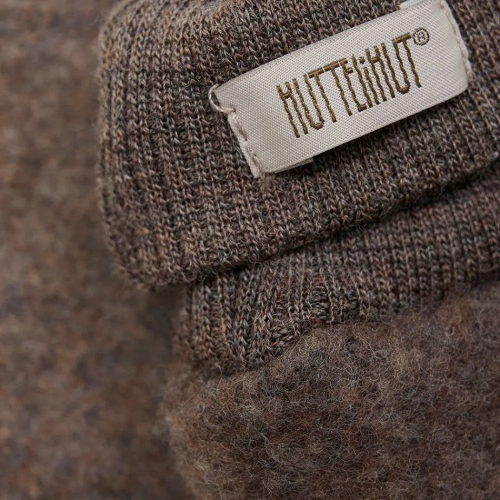 Huttelihut Ullvotter, , Brown Melange Best