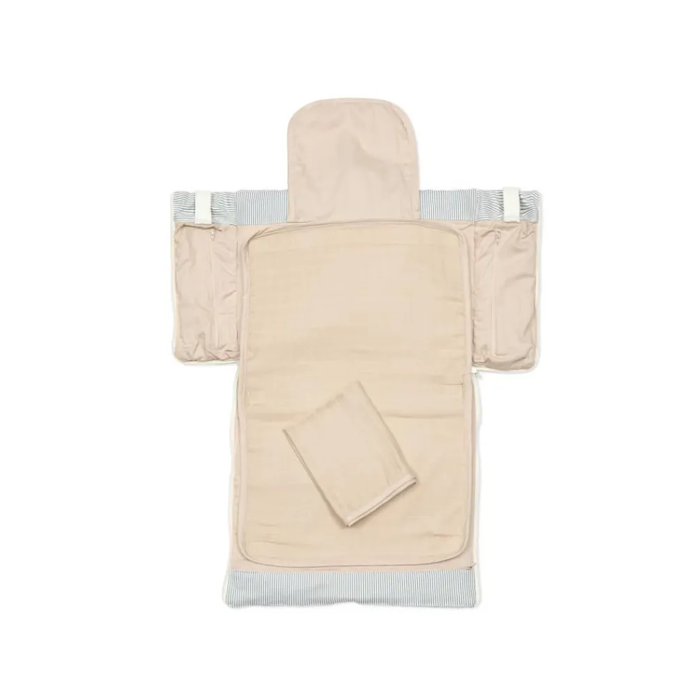 Utfoldbar Stelleveske, Cam Cam, Classic Stripes Blue Best