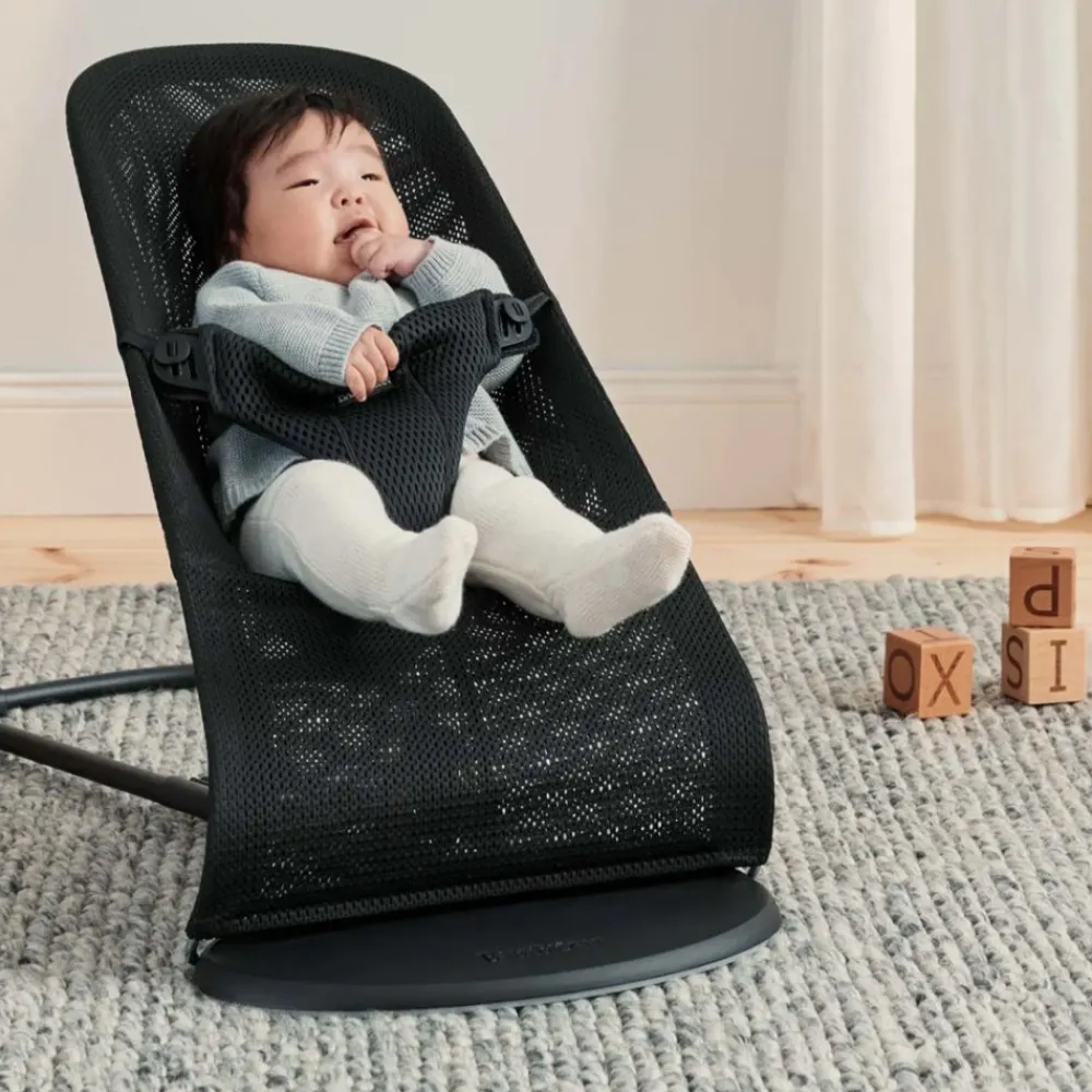 Babybjørn Vippestol, , Bliss, Mesh, Svart Sale