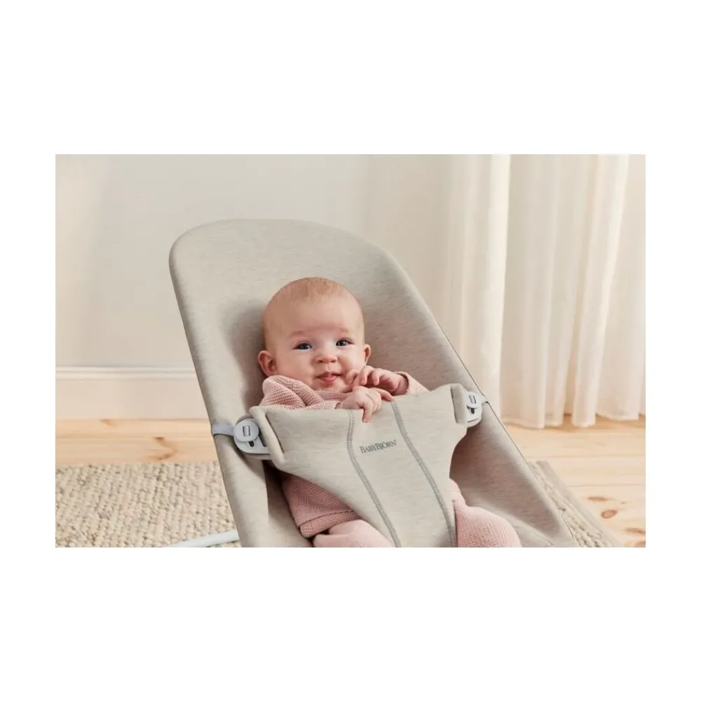 Babybjørn Vippestol, , Bliss, 3D-jersey, Lys Beige