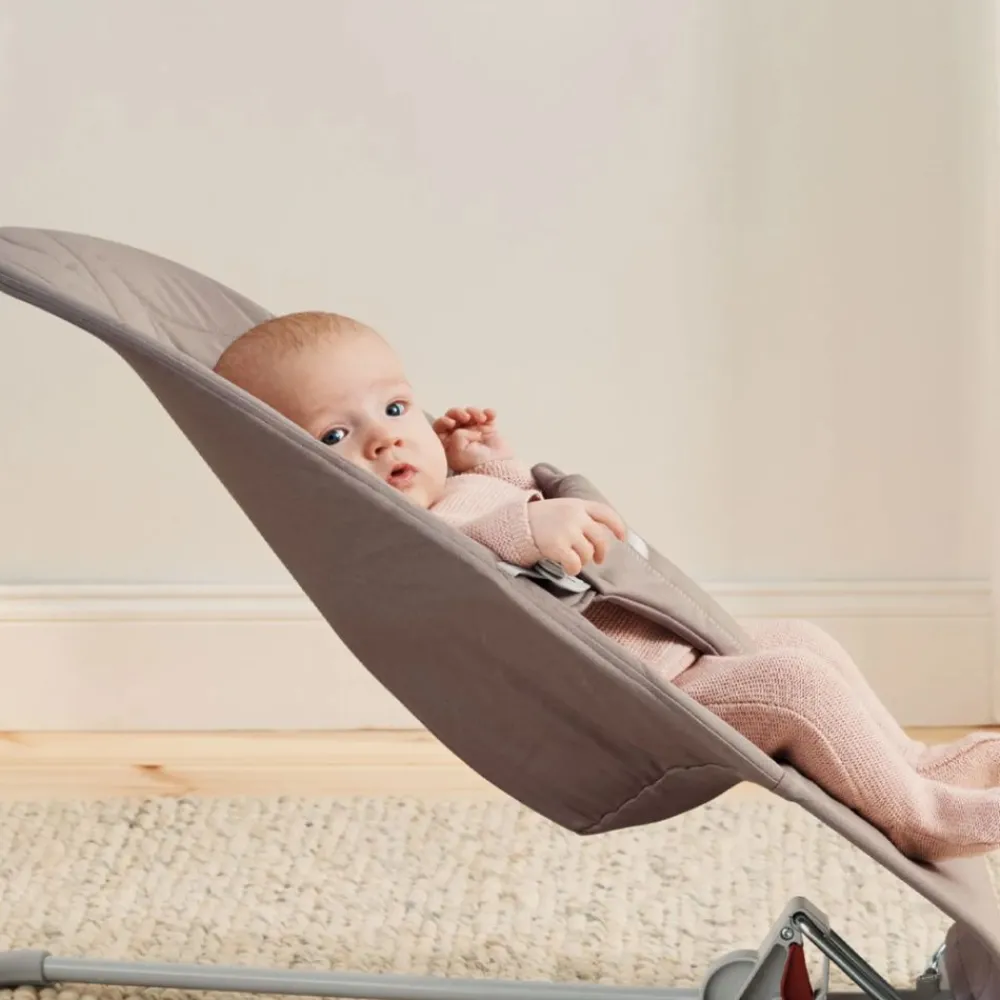 Babybjørn Vippestol, , Bliss, Vevd, Sandgrå Outlet