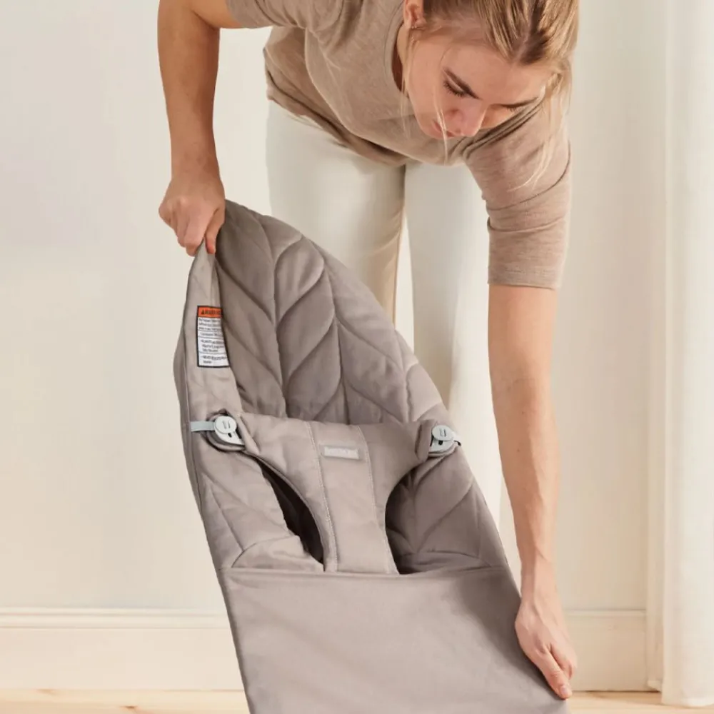 Babybjørn Vippestol, , Bliss, Vevd, Sandgrå Outlet