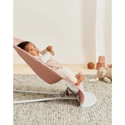 Babybjørn Vippestol, , Bliss, Vevd, Rosa Best