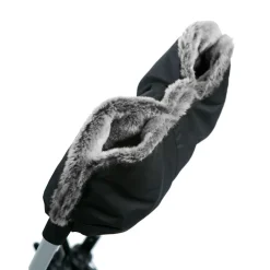 Tinkafu Vognmuffe, , Vegan Fùr, Svart/Grå Hot