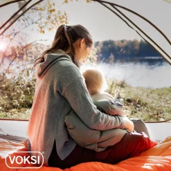 Voksi Vognpose, ®, Adventure, Poppy  Blue-Seashell Sand Sale