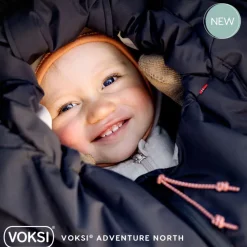 Voksi Vognpose, ®, Adventure North, Poppy Blue-Seashell Sand