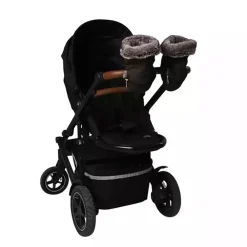 Tinkafu Vognvotter, , , Zipper, Fake fùr, Silver Grey Clearance