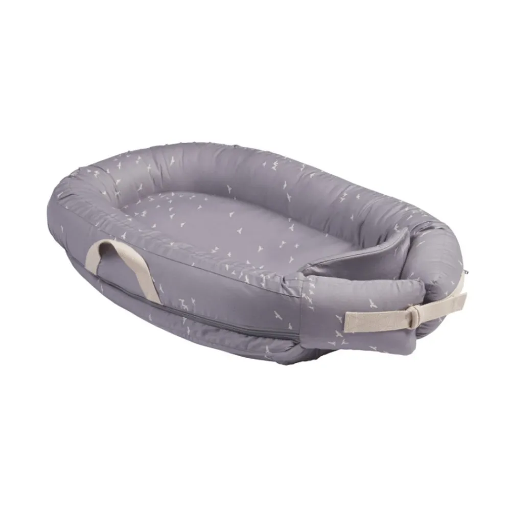 Voksi Babynest Premium, Stone Grey-Flying Best