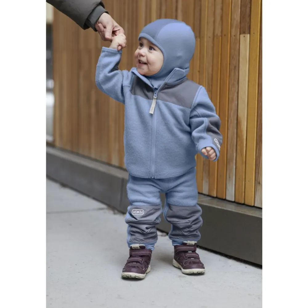 Voksi ® Jakke, Ull Fleece, Blue Bell