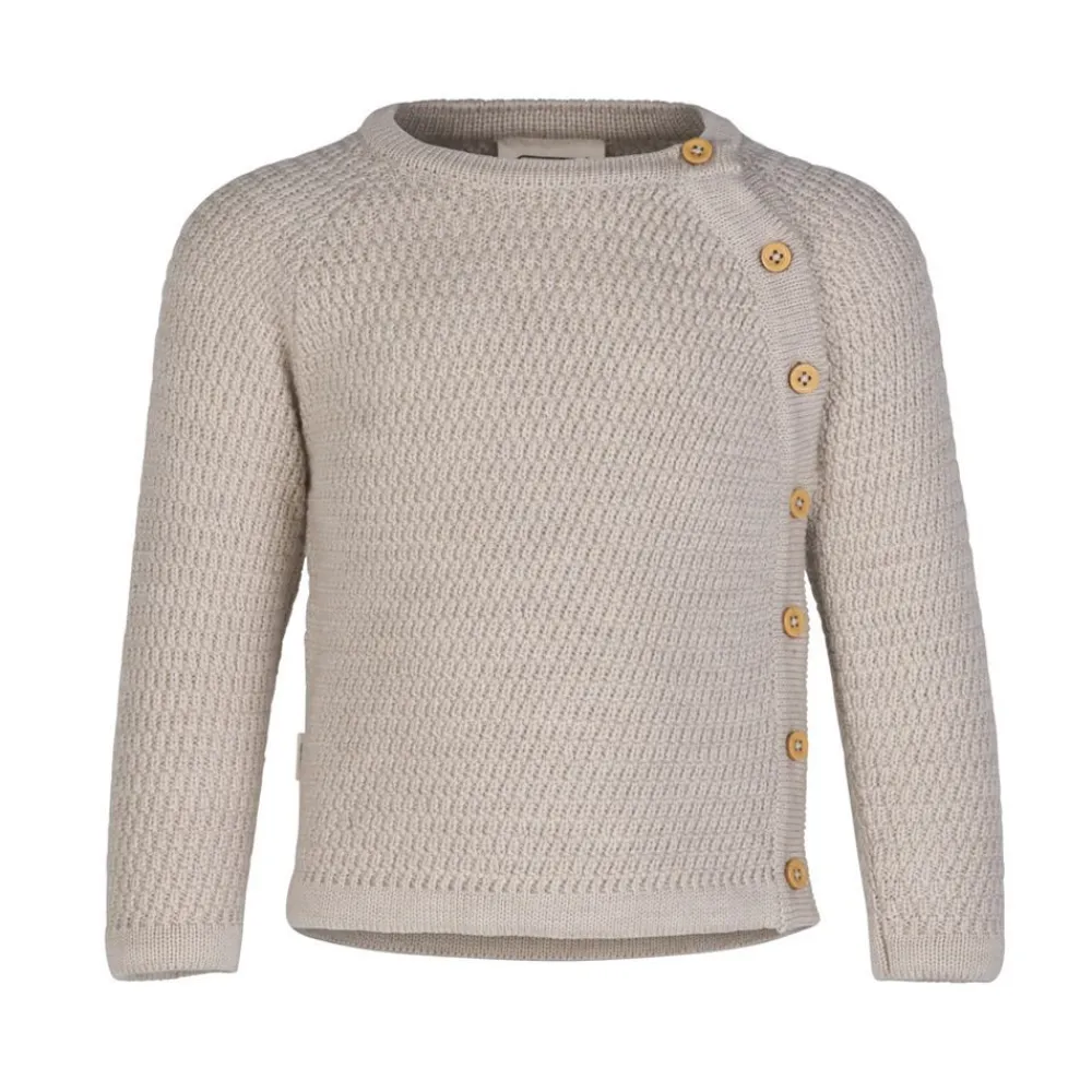 Voksi ® Wool, Cardigan, Honeycomb, Seashell Sand Hot
