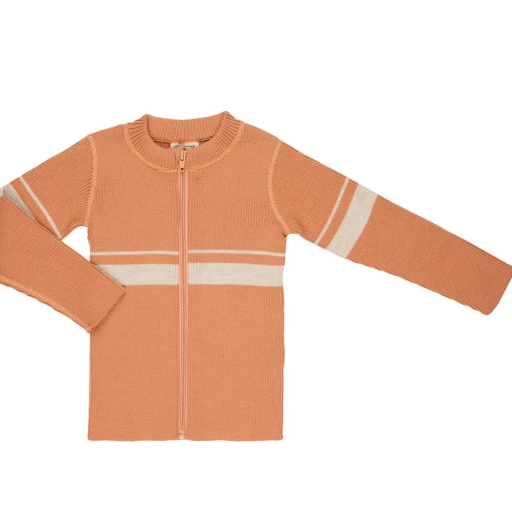 Voksi ® Wool, Merinoull Jakke Rib, Sandstone Peach Clearance