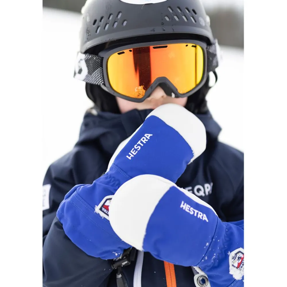 Hestra Votter, , Army Leather Heli Ski Jr, Sort Clearance