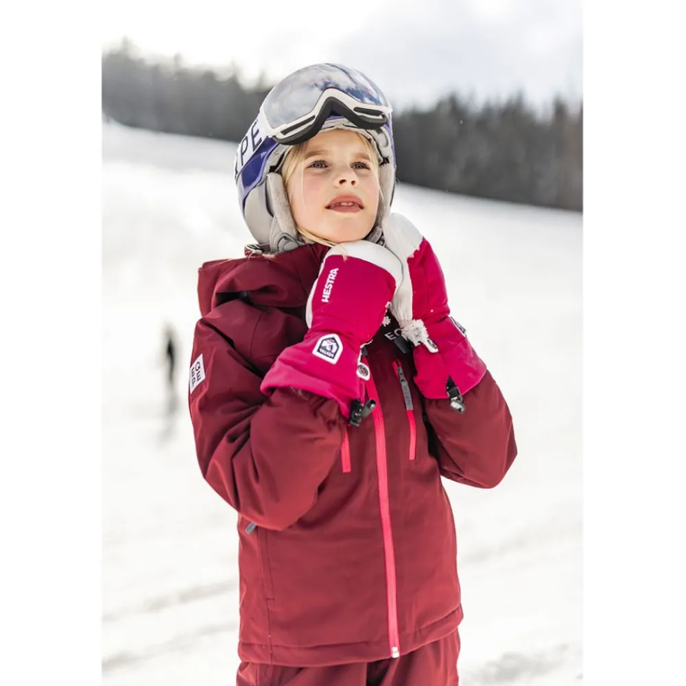 Hestra Votter, , Army Leather Heli Ski Jr, Sort Clearance