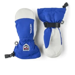 Hestra Votter, , Army Leather Heli Ski Jr, Royal Blue Hot