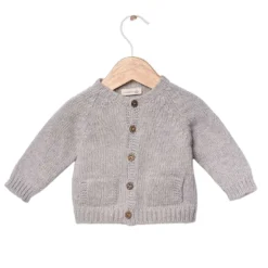 Wedoble Cardigan, Merinoull, Grå Best