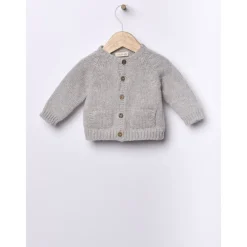 Wedoble Cardigan, Merinoull, Grå Best