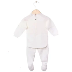 Wedoble Heldress m/fot, Merinoull, Hvit New