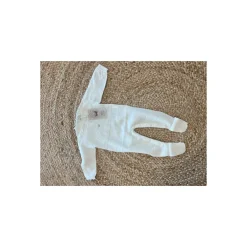 Wedoble Heldress m/fot, Merinoull, Hvit New