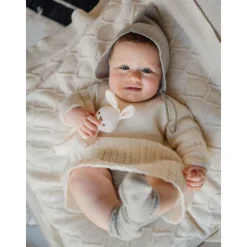 Wedoble Kjole, Merinoull, Hvit Sale