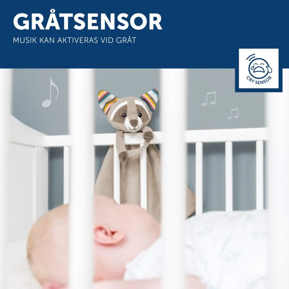 Zazu- Robin Vaskebjørn - Smokketeppe m/musikkboks Clearance